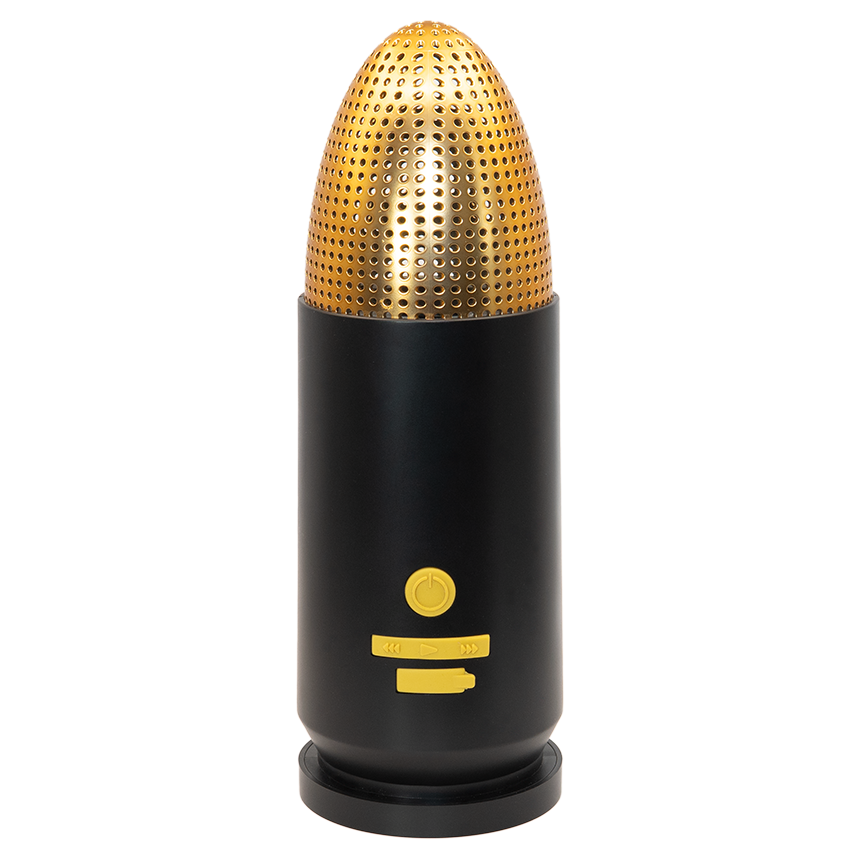9mm Bullet Portable Bluetooth Speaker (Black)