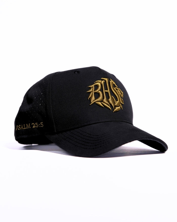 BHS OG Standard Black Psalm 25:5 Snapback Hat