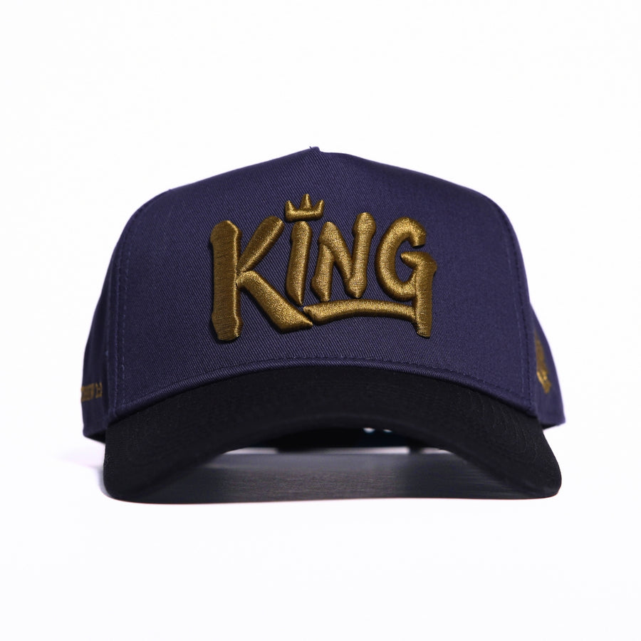 BHS KING Navy Blue Matthew 2:2 Snapback Hat - alternate view