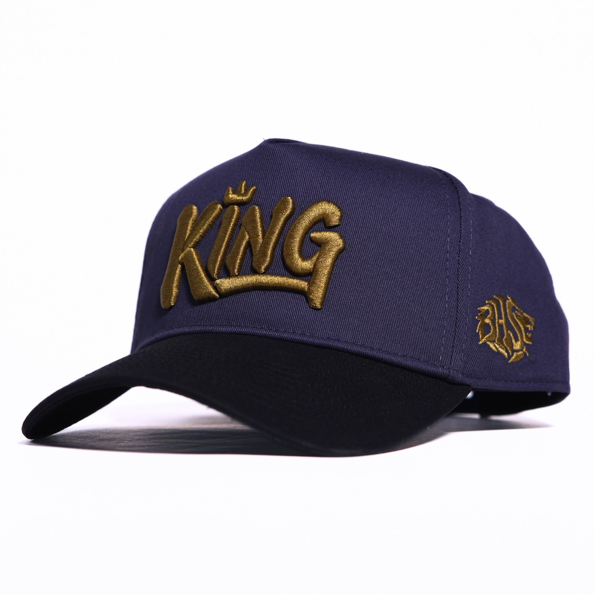 BHS KING Navy Blue Matthew 2:2 Snapback Hat