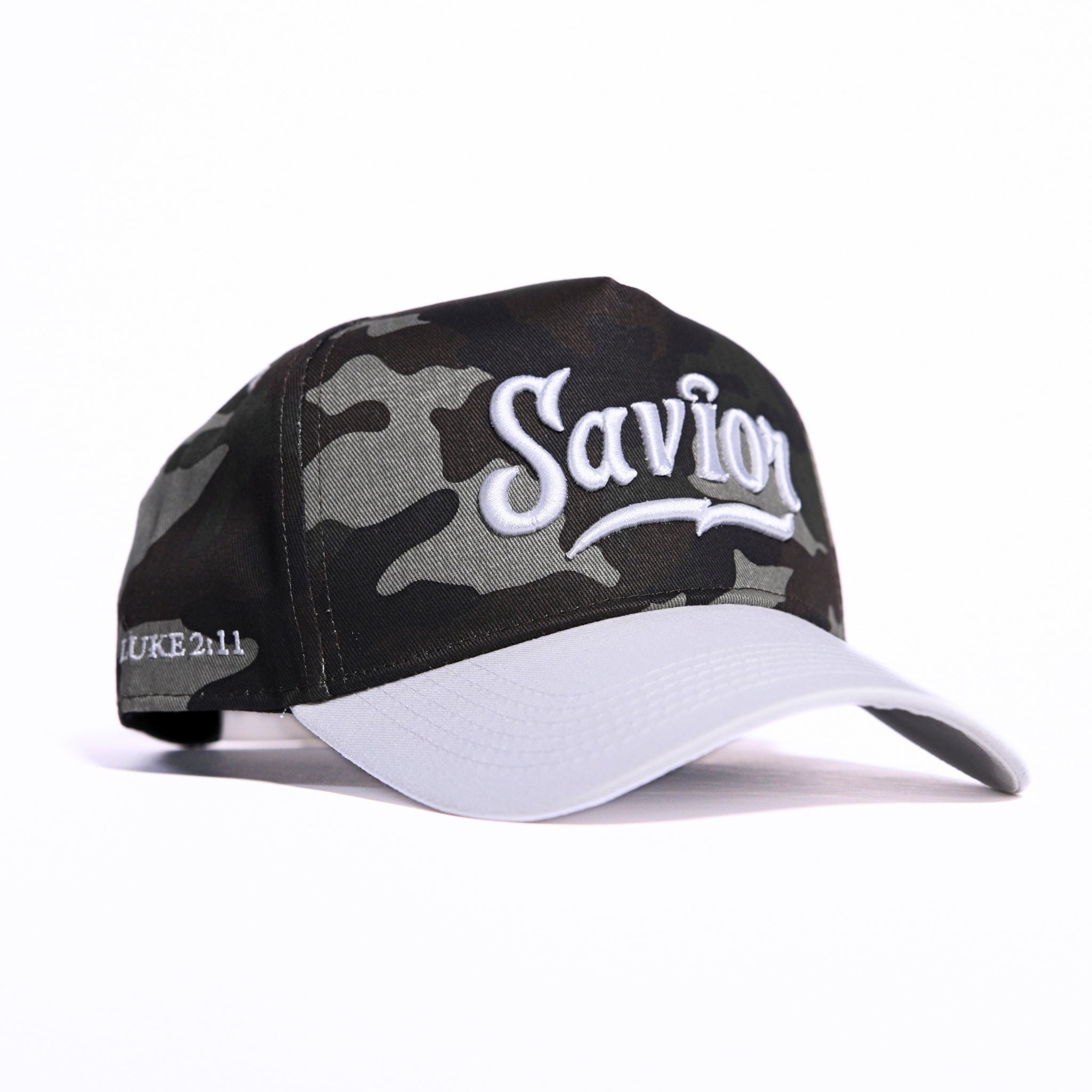 BHS Savior Camo Luke 2:11 Snapback Hat