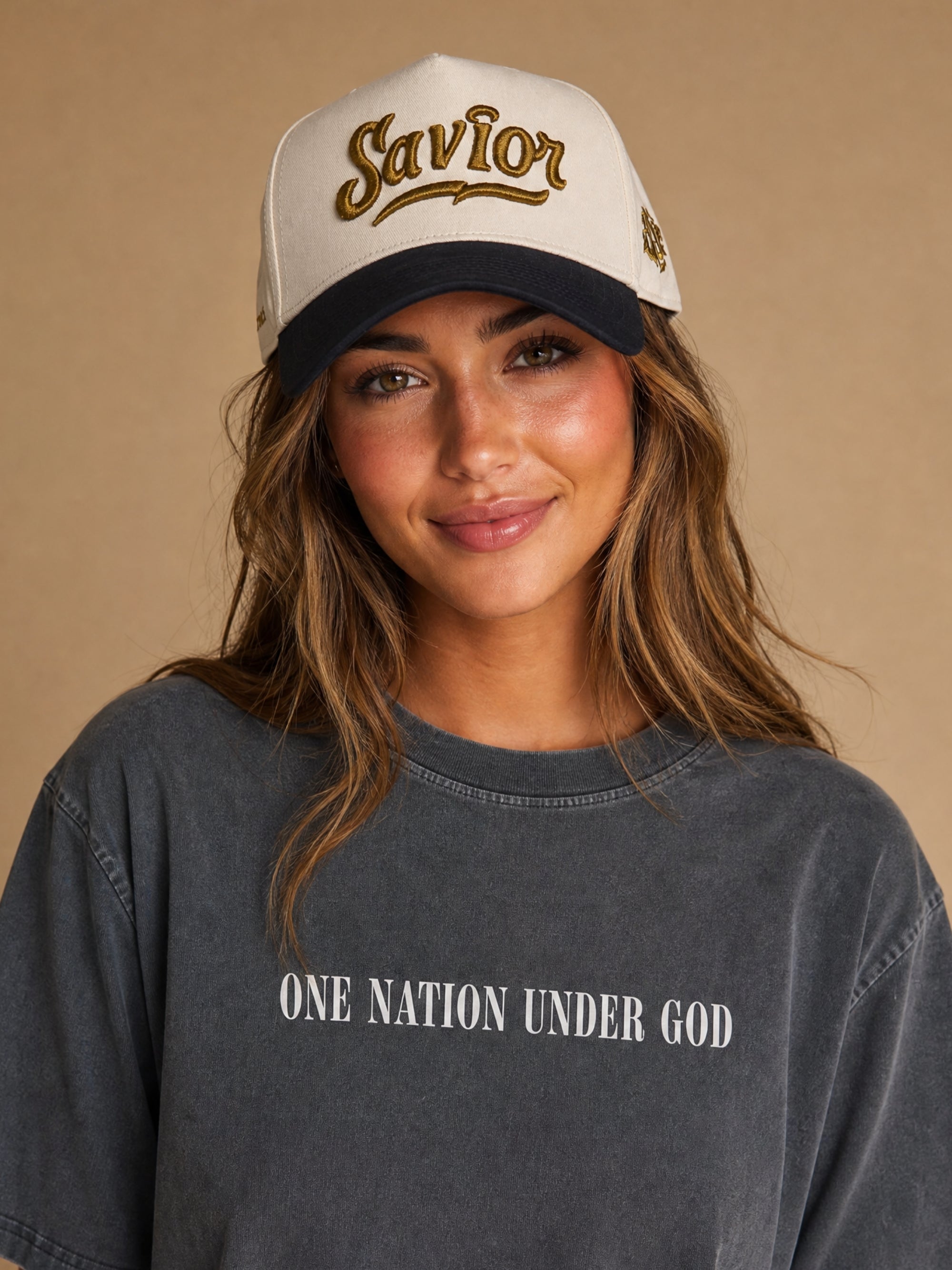 BHS Savior Off White Luke 2:11 Snapback Hat
