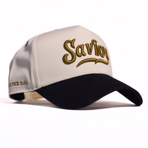 BHS Savior Off White Luke 2:11 Snapback Hat