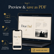 Dear Dad: A Personalized Father’s Day Keepsake