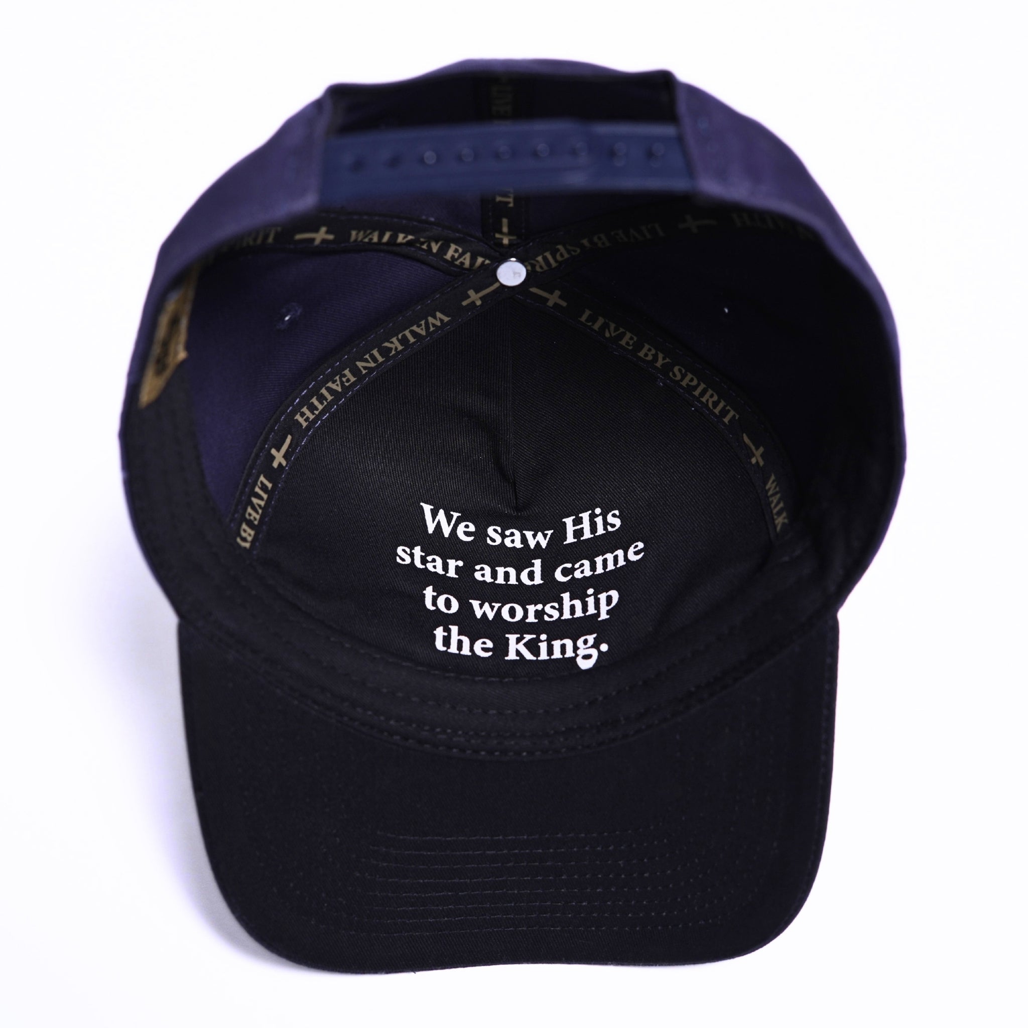 BHS KING Navy Blue Matthew 2:2 Snapback Hat