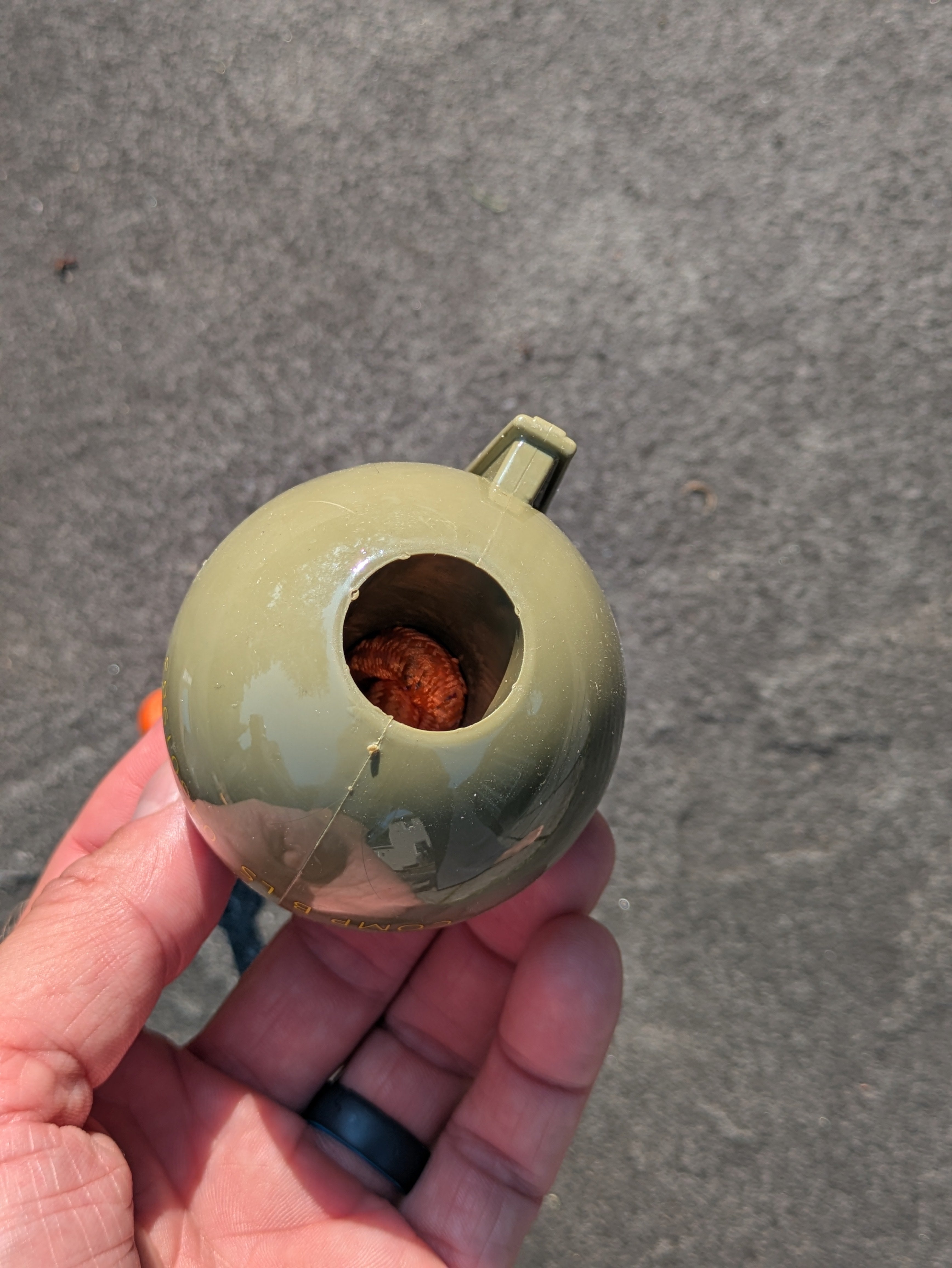 The Boom Ball Rubber Dog Chew Toy