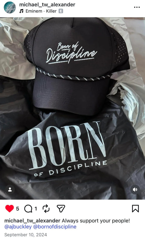 Born of Discipline community post